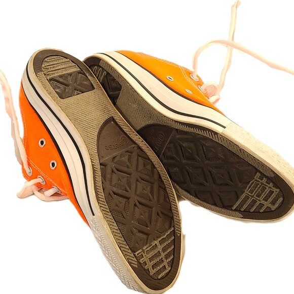 NWOB Converse All Star sz W8 M6 Orange Sneakers Athletic Shoes Chuck Taylors - Picture 10 of 11